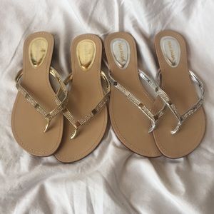 Two pairs of Maui Island formal sandals!